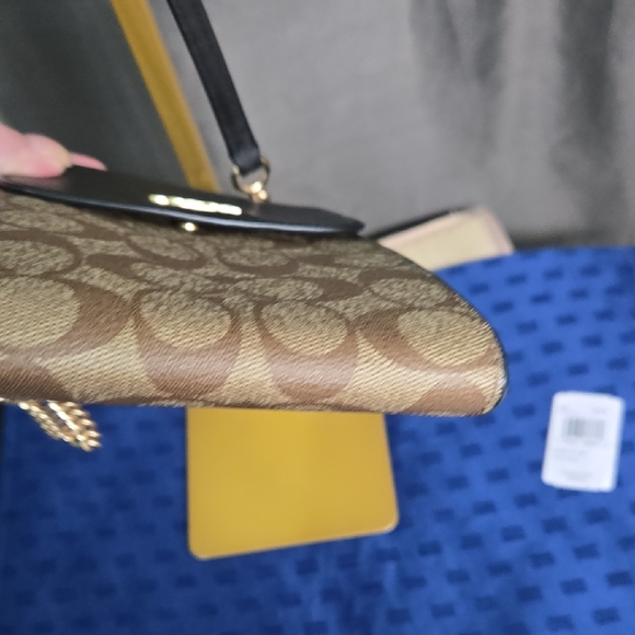 SALE Coach Black and Tan Crossbody Bag - Picture 9 of 11